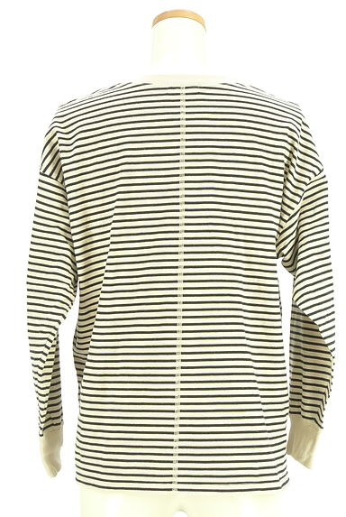 Samansa Mos2（サマンサモスモス）の古着「ボーダーカットソー（カットソー・プルオーバー）」大画像２へ