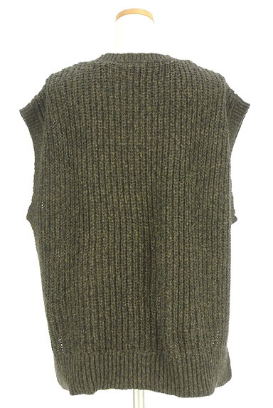 Samansa Mos2（サマンサモスモス）の古着「ケーブルニットベスト（ベスト・ジレ）」大画像２へ