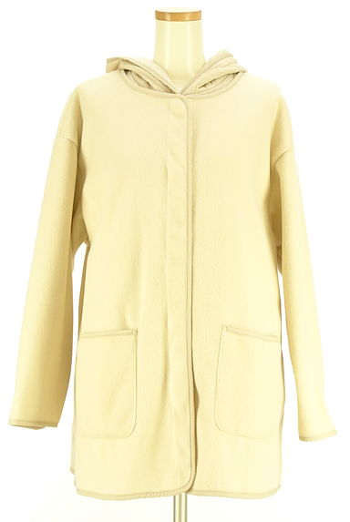 Samansa Mos2（サマンサモスモス）の古着「中綿インナーベスト付きノーカラーミドルコート（コート）」大画像１へ