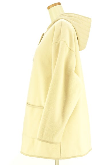 Samansa Mos2（サマンサモスモス）の古着「中綿インナーベスト付きノーカラーミドルコート（コート）」大画像３へ