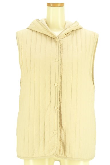 Samansa Mos2（サマンサモスモス）の古着「中綿インナーベスト付きノーカラーミドルコート（コート）」大画像４へ