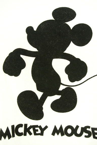 Samansa Mos2（サマンサモスモス）の古着「フロッキーミッキーラグランTシャツ（Ｔシャツ）」大画像４へ