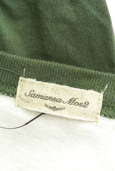 Samansa Mos2（サマンサモスモス）の古着「フロッキーミッキーラグランTシャツ（Ｔシャツ）」大画像６へ