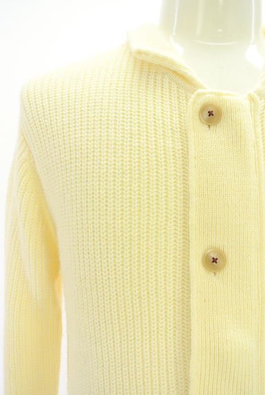 クリックで大画像表示 MEN'S MELROSE(メンズメルローズ)の古着「襟付きニットカーディガン(カーディガン)」大画像4へ