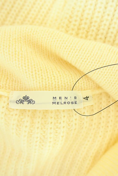 クリックで大画像表示 MEN'S MELROSE(メンズメルローズ)の古着「襟付きニットカーディガン(カーディガン)」大画像6へ