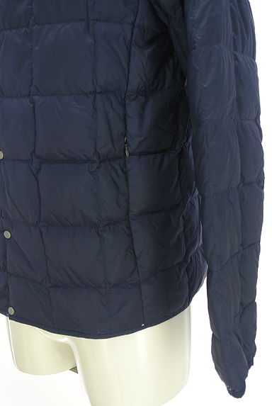 クリックで大画像表示 MEN'S MELROSE(メンズメルローズ)の古着「ノーカラーダウンジャケット(ダウンジャケット・ダウンコート)」大画像5へ