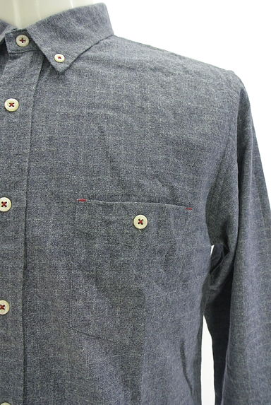 MEN'S MELROSE（メンズメルローズ）の古着「コットンシャツ（カジュアルシャツ）」大画像４へ