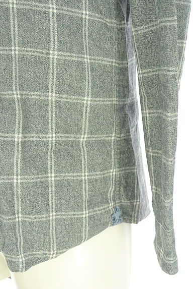 MEN'S MELROSE（メンズメルローズ）の古着「コットンチェックシャツ（カジュアルシャツ）」大画像５へ