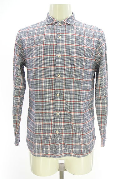 MEN'S MELROSE（メンズメルローズ）の古着「チェックシャツ（カジュアルシャツ）」大画像１へ