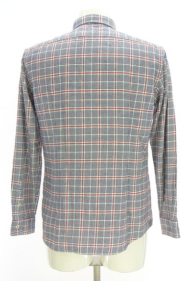 MEN'S MELROSE（メンズメルローズ）の古着「チェックシャツ（カジュアルシャツ）」大画像２へ
