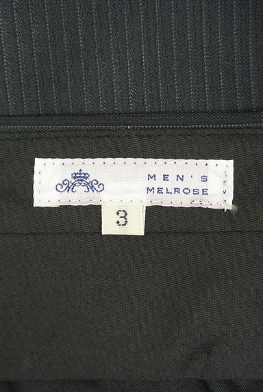 クリックで大画像表示 MEN'S MELROSE(メンズメルローズ)の古着「ピンストライプテーパードパンツ(パンツ)」大画像6へ