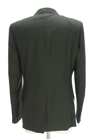 MEN'S MELROSE（メンズメルローズ）の古着「ピンストライプテーラードジャケット（ジャケット）」大画像２へ