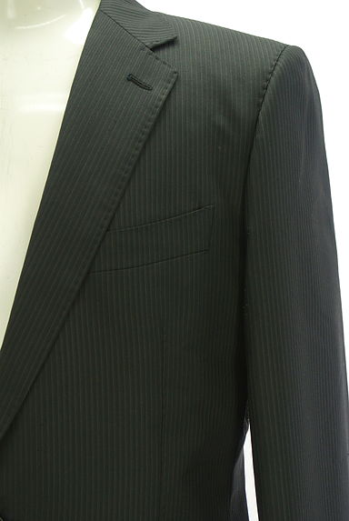 MEN'S MELROSE（メンズメルローズ）の古着「ピンストライプテーラードジャケット（ジャケット）」大画像４へ