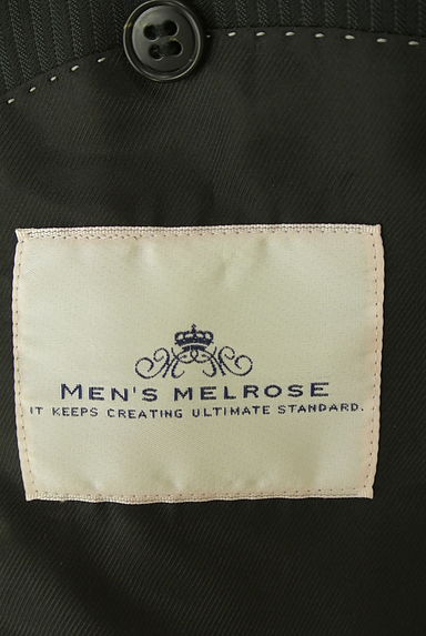 MEN'S MELROSE（メンズメルローズ）の古着「ピンストライプテーラードジャケット（ジャケット）」大画像６へ