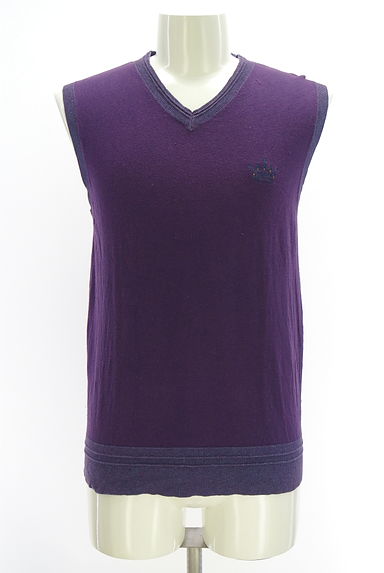 GAS（ガス）の古着「ワンポイント刺繍入りニットベスト（ベスト）」大画像１へ