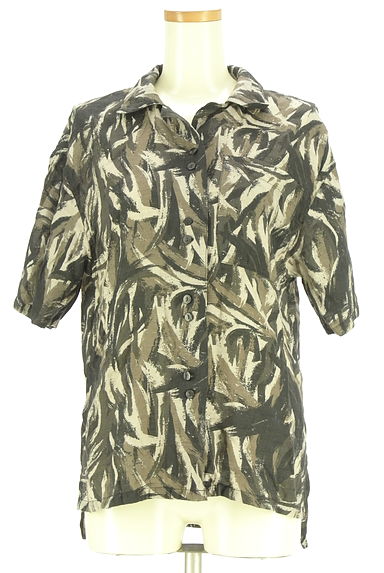 クリックで大画像表示 AZUL BY MOUSSY(アズールバイマウジー)の古着「オープンカラーシャツ(ブラウス)」大画像1へ