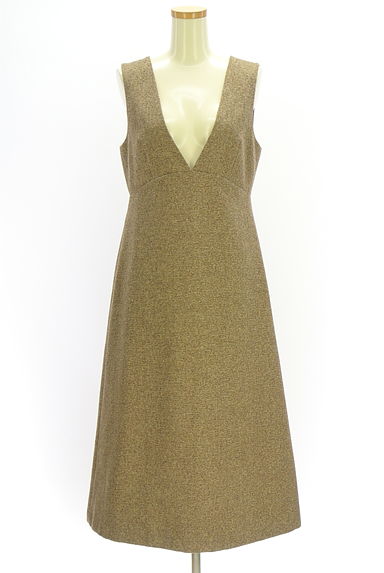 N.Natural Beauty Basic*（エヌ ナチュラルビューティーベーシック）の古着「ロングフレアジャンパースカート（キャミワンピース）」大画像１へ