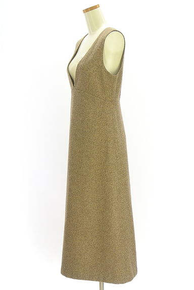 N.Natural Beauty Basic*（エヌ ナチュラルビューティーベーシック）の古着「ロングフレアジャンパースカート（キャミワンピース）」大画像３へ