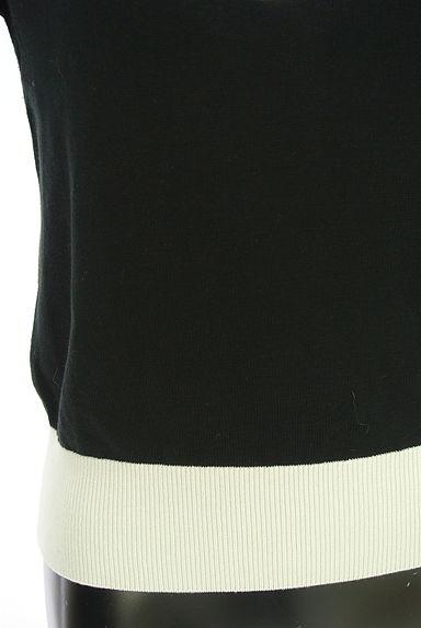 MARY QUANT（マリークワント）の古着「バイカラーポロシャツ（ニット）」大画像５へ