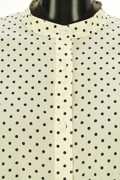 クリックで大画像表示 SHIPS(シップス)の古着「SHIPS any 肩フリルドットブラウス(ブラウス)」大画像4へ