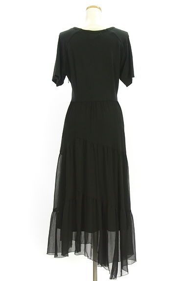 FURFUR（ファーファー）の古着「イレギュラーヘムシフォン切替ロングワンピース（ワンピース・チュニック）」大画像２へ