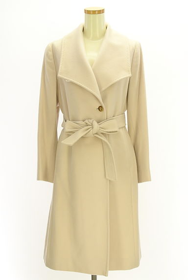 ROPE（ロペ）の古着「ベルト付きビッグカラーロングコート（コート）」大画像４へ