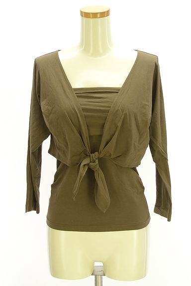 TABASA（タバサ）の古着「キャミ+クロップド丈ボレロ（アンサンブル）」大画像１へ