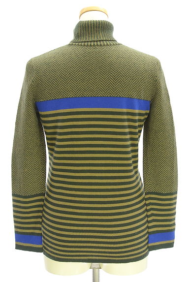 β（ベータ）の古着「ボーダーハイネックニット（ニット）」大画像２へ