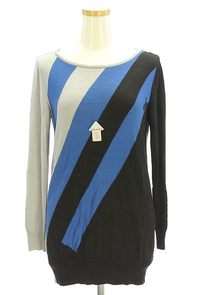 クリックで大画像表示 β(ベータ)の古着「配色ミドルニット(ニット)」大画像4へ