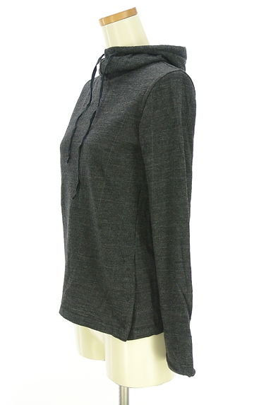 クリックで大画像表示 Pas de calais(パドカレ)の古着「チェック柄フーディニット(ニット)」大画像3へ