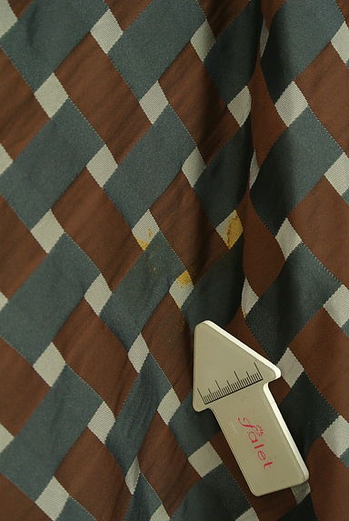 クリックで大画像表示 ARTISAN(アルチザン)の古着「ウエストゴム膝丈チェックワンピース(ワンピース・チュニック)」大画像5へ