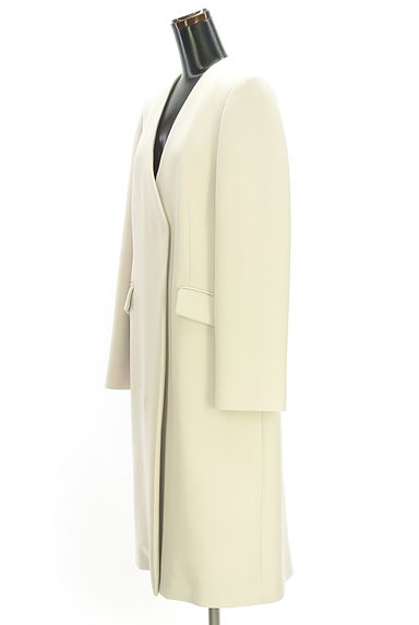 Pinky＆Dianne（ピンキー＆ダイアン）の古着「ノーカラーロングコート（コート）」大画像３へ