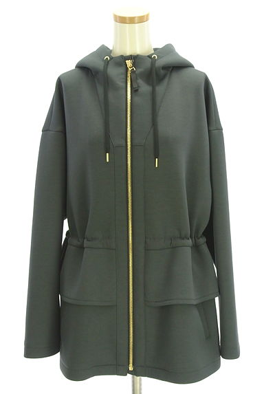 Pinky＆Dianne（ピンキー＆ダイアン）の古着「ドロストフリルジップフーディ（スウェット・パーカー）」大画像４へ