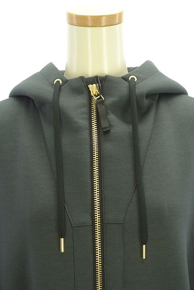 Pinky＆Dianne（ピンキー＆ダイアン）の古着「ドロストフリルジップフーディ（スウェット・パーカー）」大画像５へ