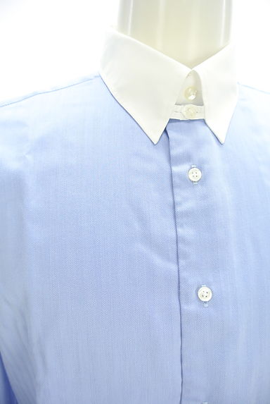 クリックで大画像表示 URBAN RESEARCH(アーバンリサーチ)の古着「ラウンドヘム光沢シャツ(カジュアルシャツ)」大画像4へ