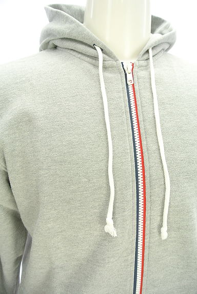 クリックで大画像表示 BEAMS Men's(ビームス メンズ)の古着「BEAMS トリコロールジップパーカー(スウェット・パーカー)」大画像4へ