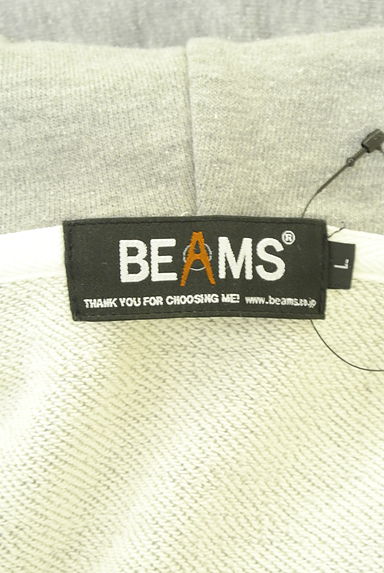 クリックで大画像表示 BEAMS Men's(ビームス メンズ)の古着「BEAMS トリコロールジップパーカー(スウェット・パーカー)」大画像6へ