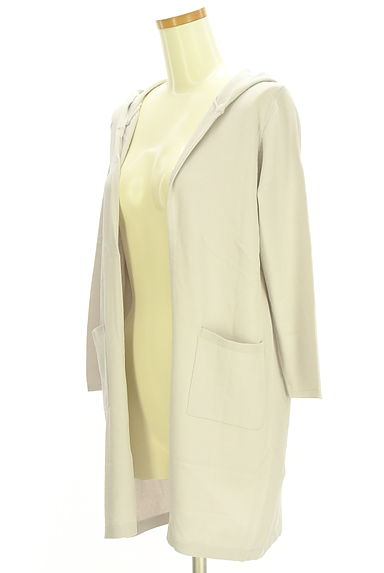 クリックで大画像表示 Tiaclasse(ティアクラッセ)の古着「七分袖フーディミドルカーディガン(カーディガン・ボレロ)」大画像3へ