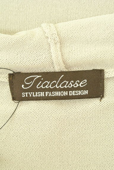 クリックで大画像表示 Tiaclasse(ティアクラッセ)の古着「七分袖フーディミドルカーディガン(カーディガン・ボレロ)」大画像6へ