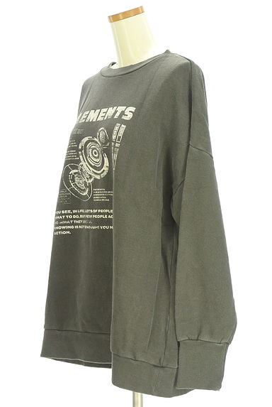 クリックで大画像表示 PUAL CE CIN(ピュアルセシン)の古着「プリントスウェットトップス(スウェット・パーカー)」大画像3へ