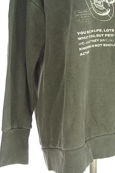 クリックで大画像表示 PUAL CE CIN(ピュアルセシン)の古着「プリントスウェットトップス(スウェット・パーカー)」大画像5へ