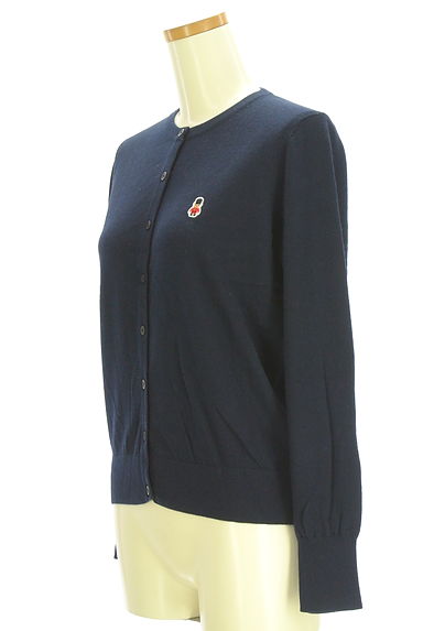 MACKINTOSH PHILOSOPHY（マッキントッシュ フィロソフィー）の古着「クマ刺繍入りニットカーディガン（カーディガン・ボレロ）」大画像３へ