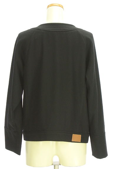 HUMAN WOMAN（ヒューマンウーマン）の古着「ノーカラーウールジャケット（ジャケット）」大画像２へ