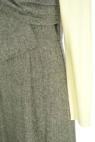 クリックで大画像表示 PROPORTION BODY DRESSING(プロポーションボディドレッシング)の古着「異素材切替レイヤード風ワンピース(ワンピース・チュニック)」大画像5へ