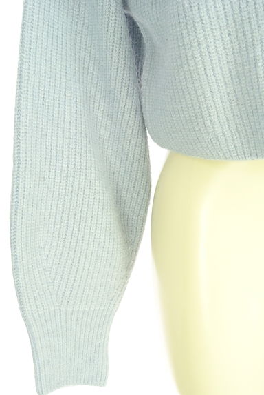 クリックで大画像表示 Apuweiser riche(アプワイザーリッシェ)の古着「パール付きモックネックニットトップス(セーター)」大画像5へ