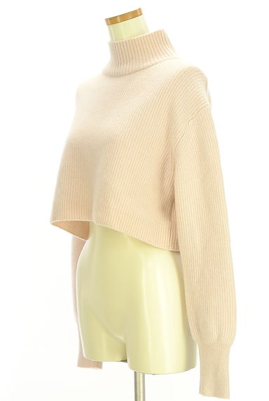 クリックで大画像表示 Apuweiser riche(アプワイザーリッシェ)の古着「ショート丈モックネックニットトップス(セーター)」大画像3へ