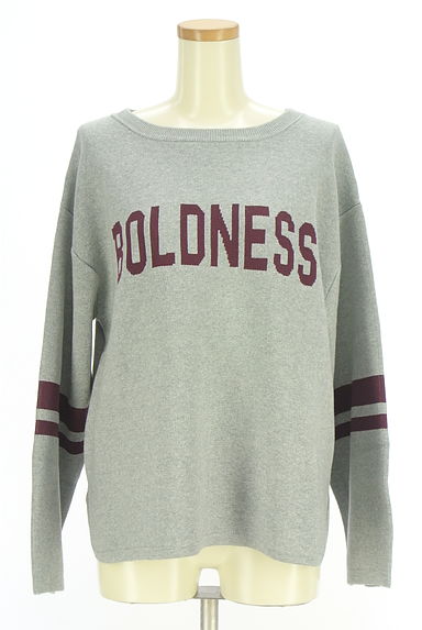 クリックで大画像表示 JOURNAL STANDARD(ジャーナルスタンダード)の古着「ロゴニットトップス(ニット)」大画像1へ