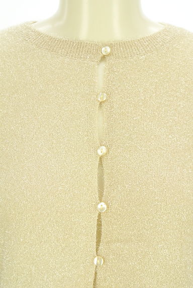 クリックで大画像表示 JOURNAL STANDARD(ジャーナルスタンダード)の古着「ラメ入りニットカーディガン(カーディガン・ボレロ)」大画像4へ