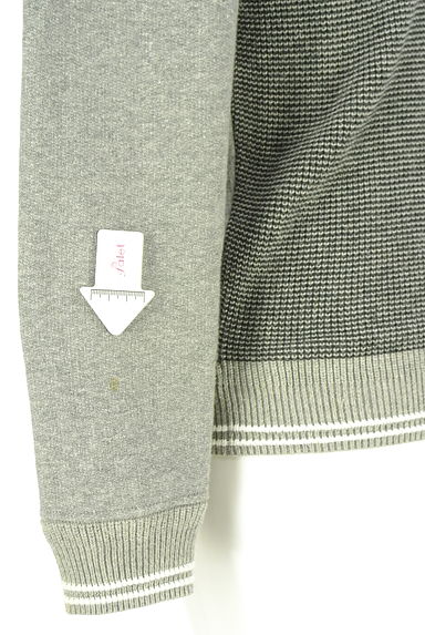 クリックで大画像表示 Crocodile(クロコダイル)の古着「ニット×スウェット切り替えトップス(ニット)」大画像5へ