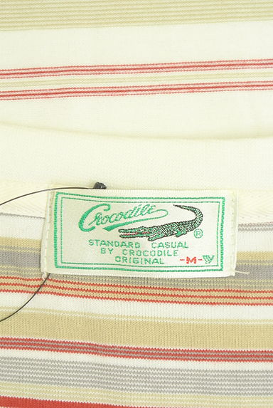 Crocodile（クロコダイル）の古着「マルチボーダーTシャツ（Ｔシャツ）」大画像６へ
